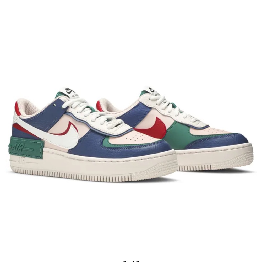 NIKE Women’s Air Force 1 Shadow Mystic Navy Size 7 - Picture 2 of 12